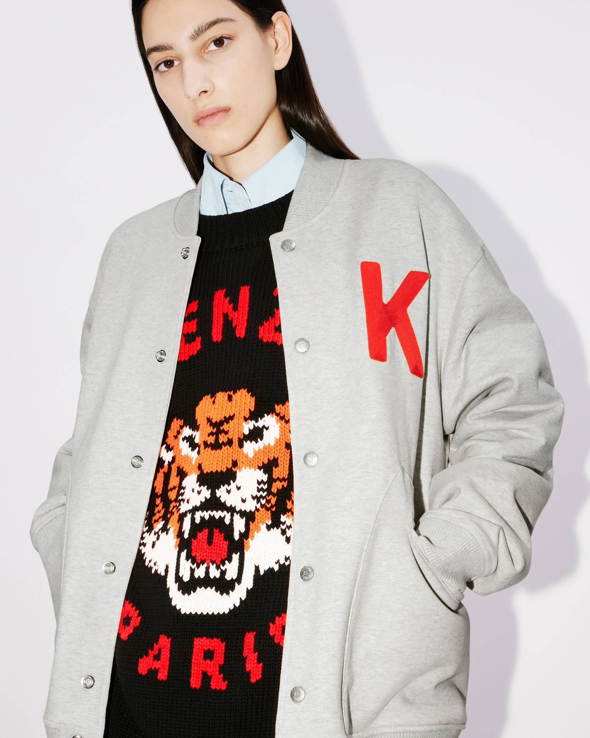 'KENZO Lucky Tiger Varsity' genderless bomber jacket - 6