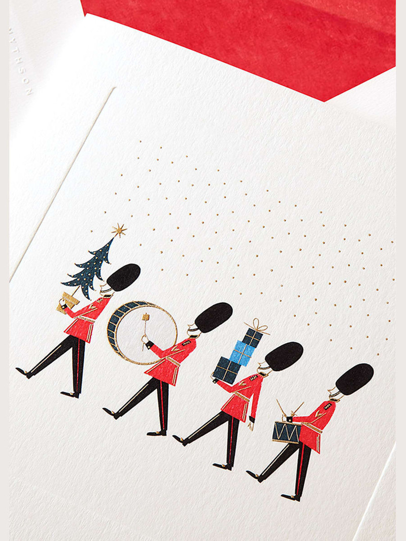 Smythson Royal Guard Folded Cards, Set of 10 outlook