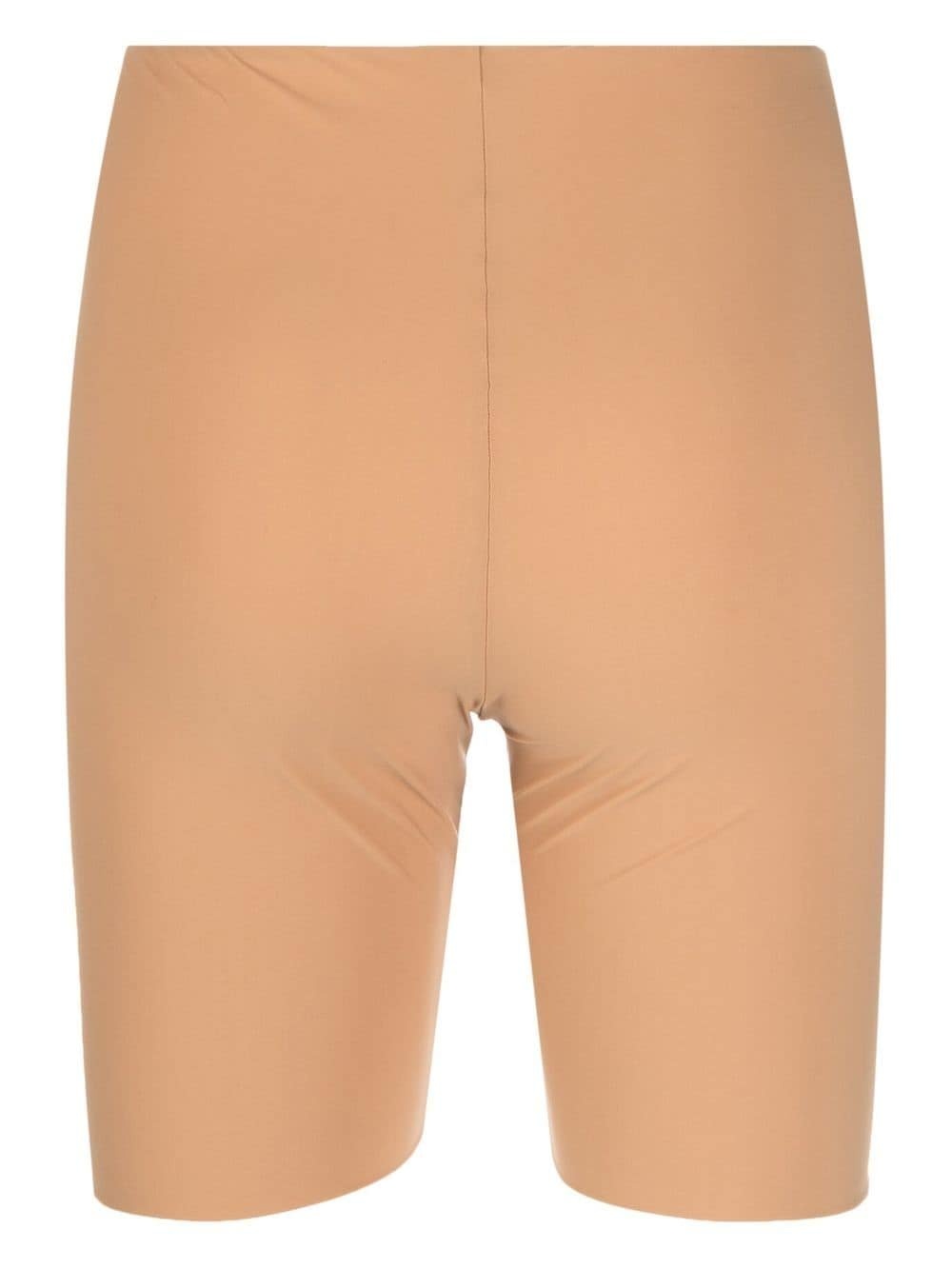high-waisted biker shorts - 2