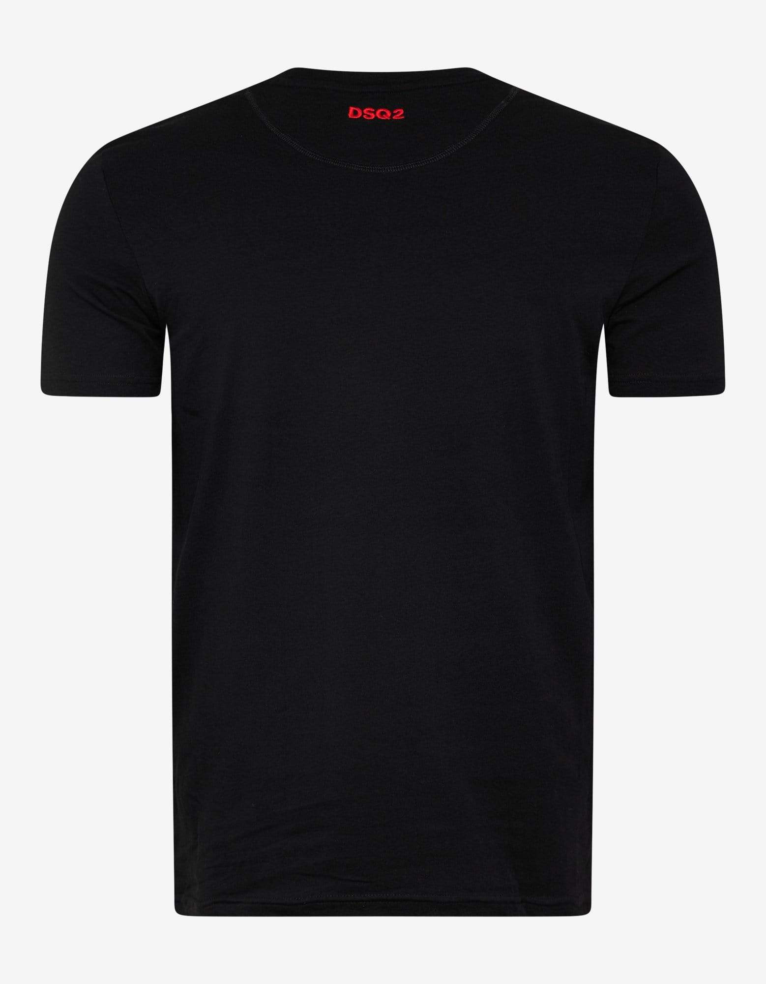 Dsquared2 Black DSQ2 Yoke T-Shirt - 2