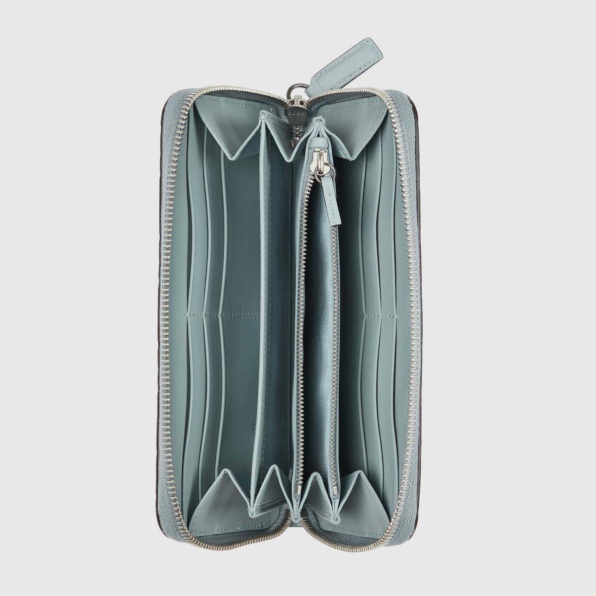 GG rubber-effect zip around wallet - 2