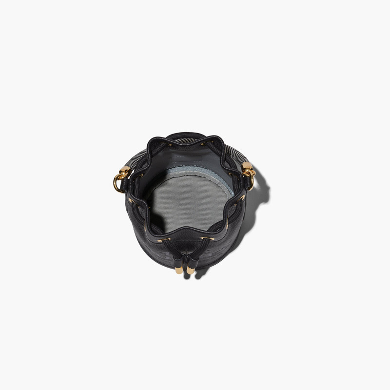 THE LEATHER MICRO BUCKET BAG 7