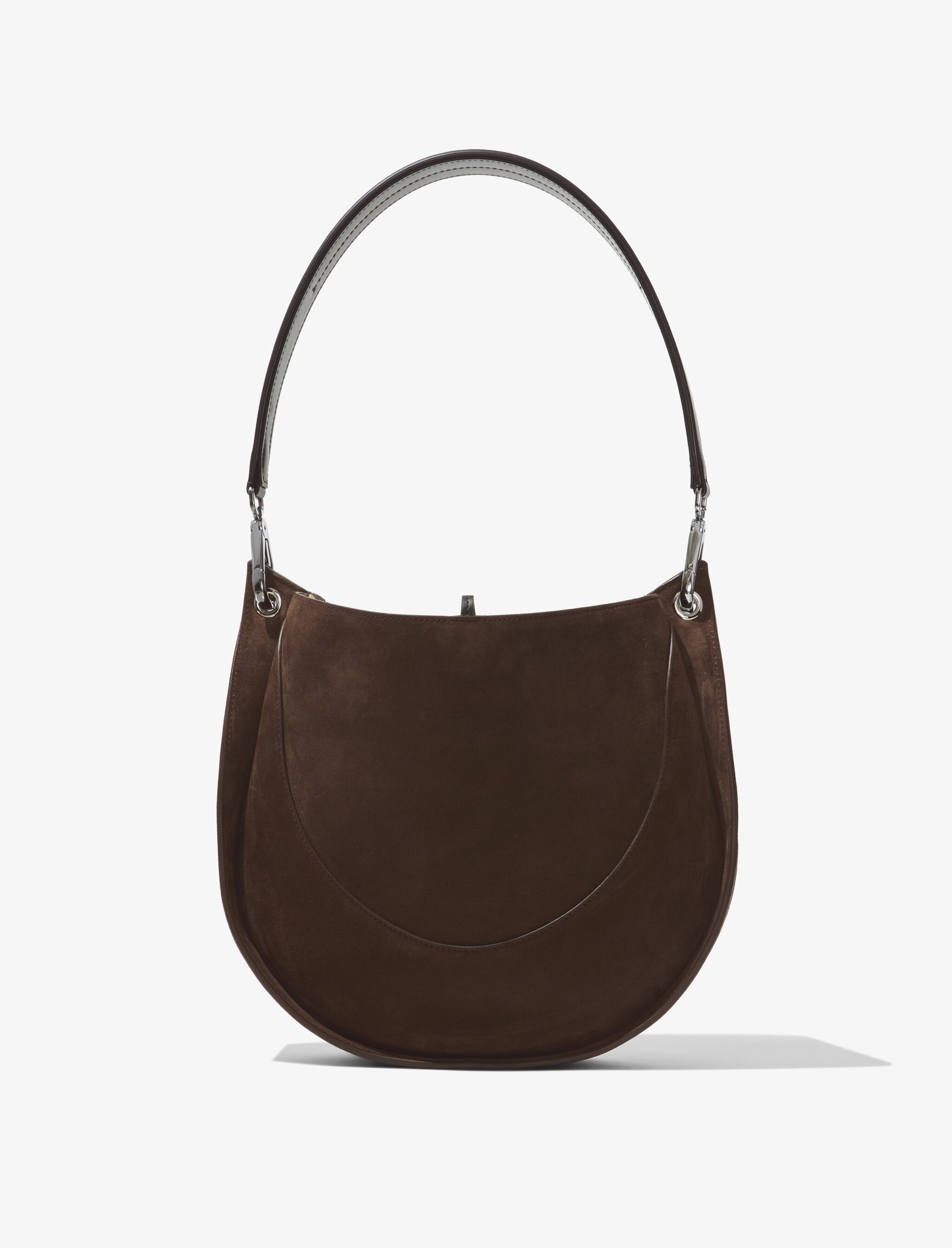 Arch Suede Shoulder Bag - 4