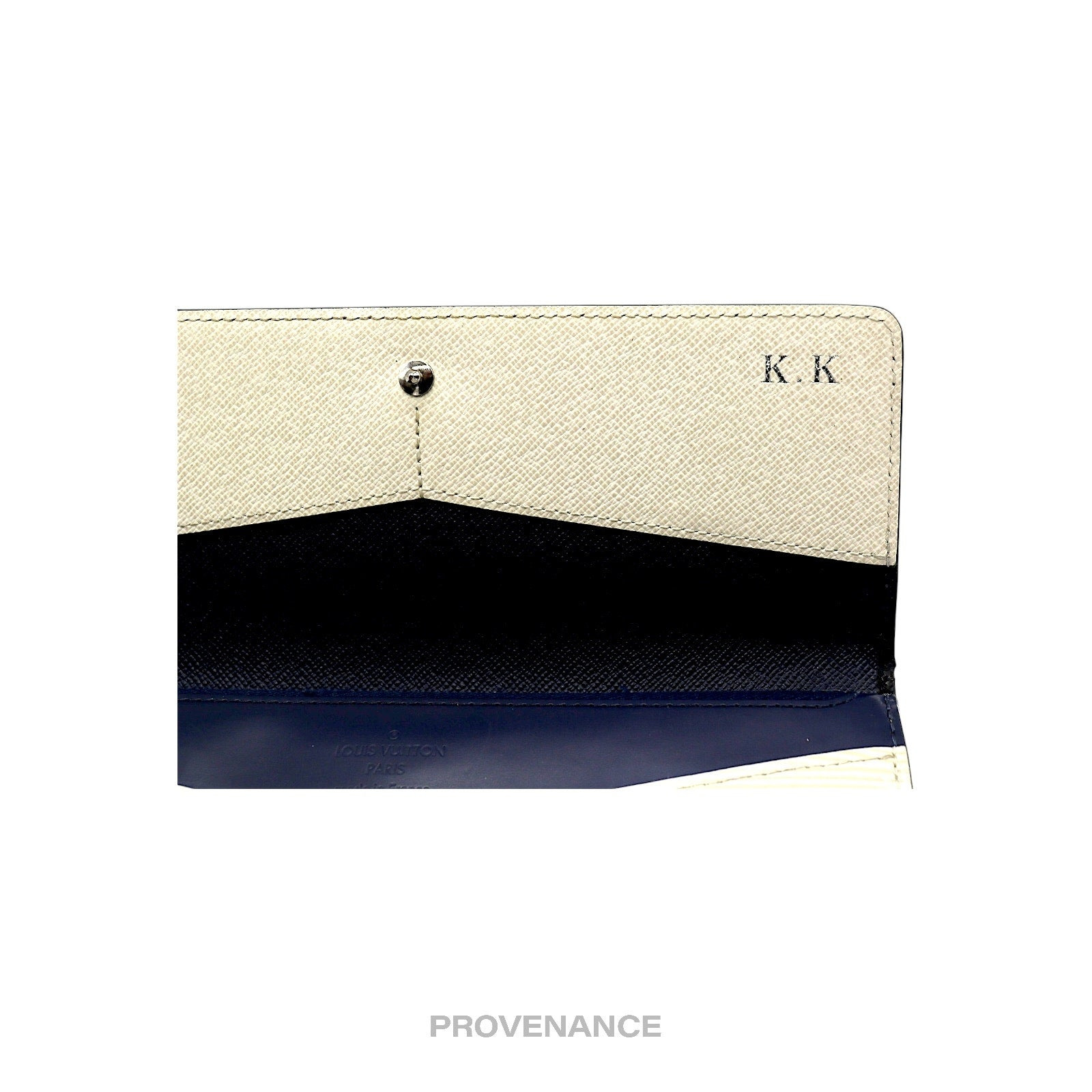 Louis Vuitton Long Wallet - White Blue Epi Patchwork - 9