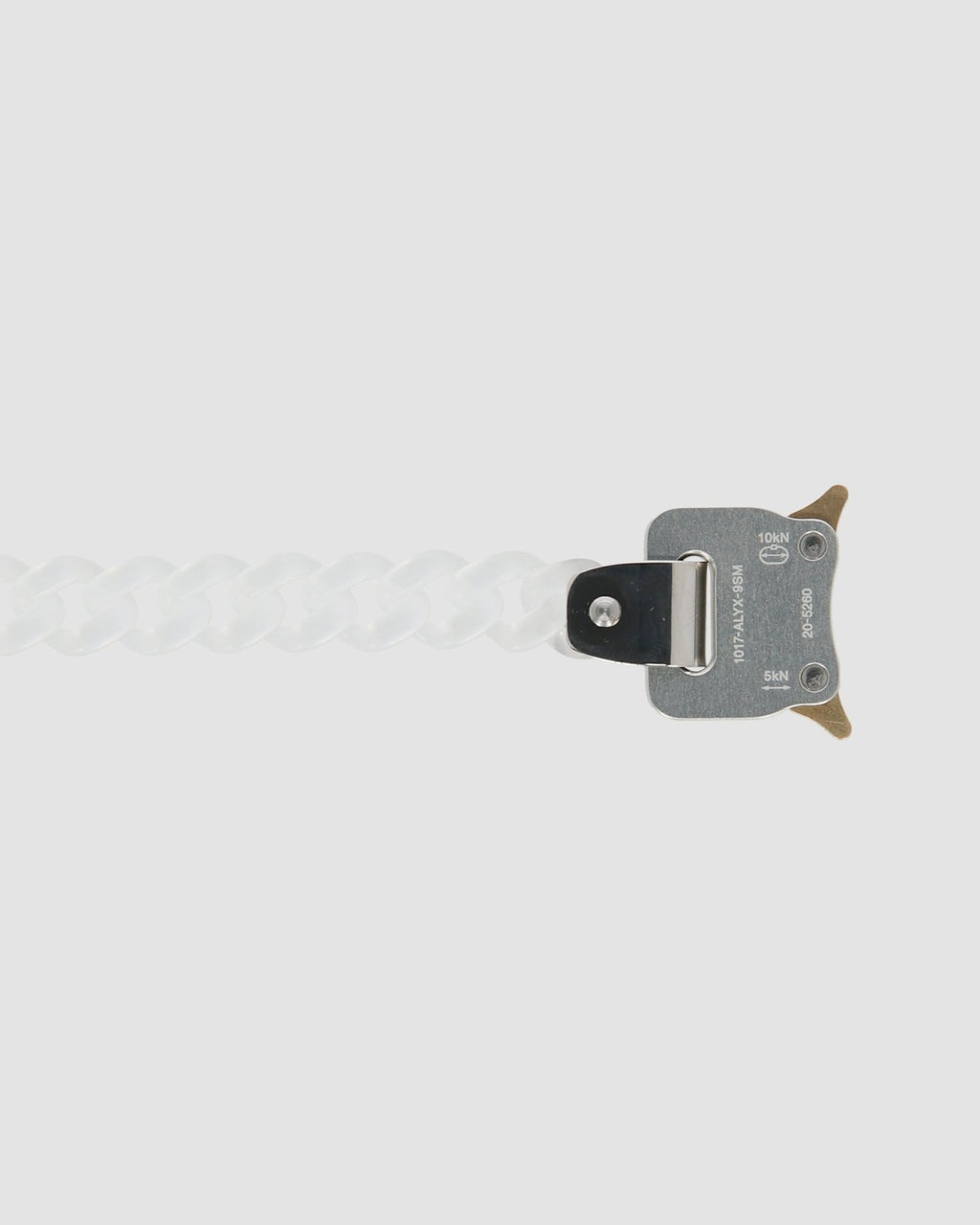 TRANSPARENT CHAIN & METAL NECKLACE - 3