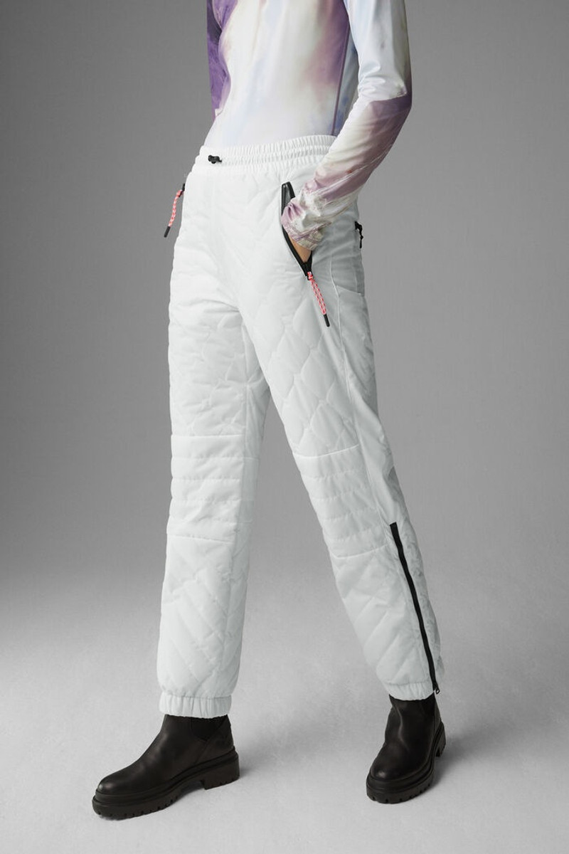 Piotta Quilted ski pants in Off-white 2