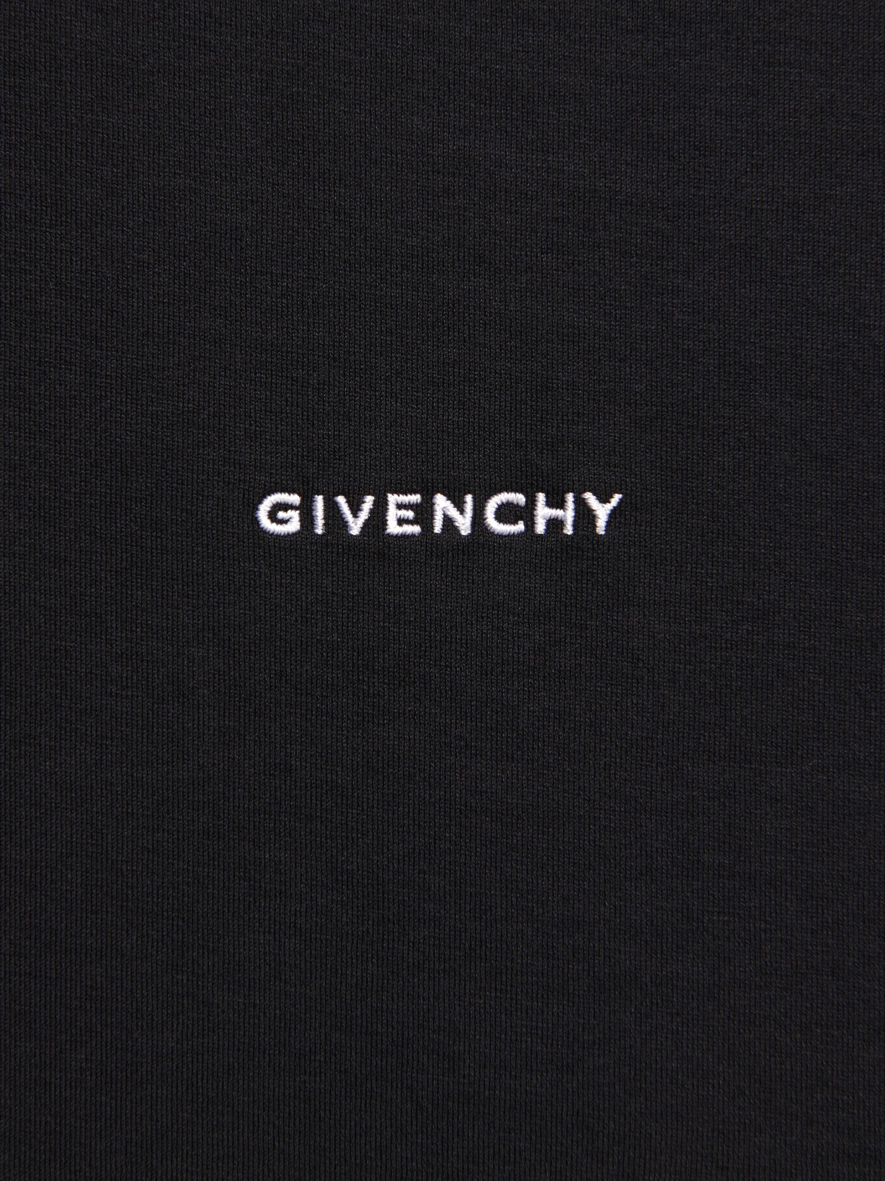 T-SHIRT IN JERSEY WITH GIVENCHY 4G EMBROIDERY - 6