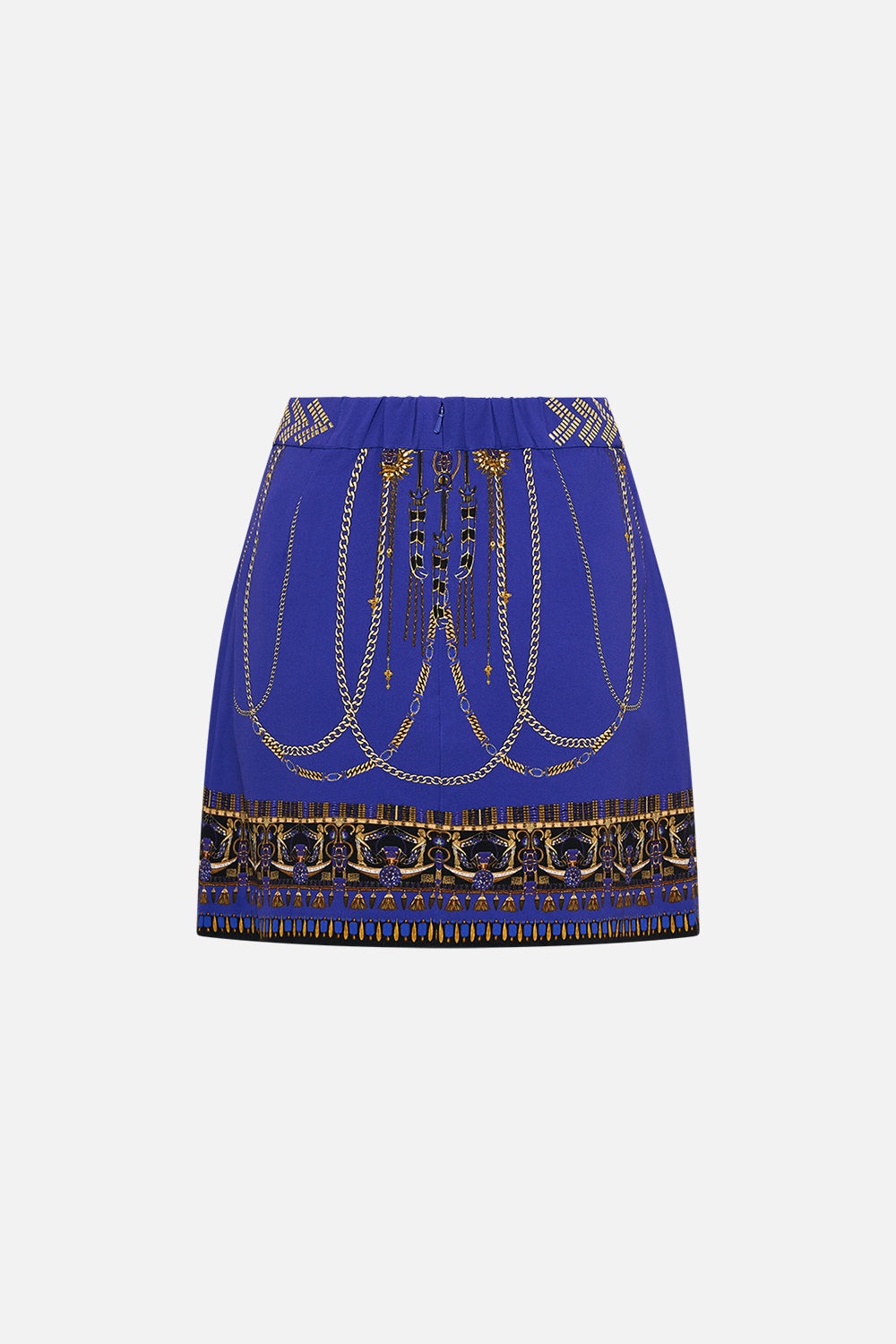 SHAPED WAISTBAND MINI SKIRT - 1
