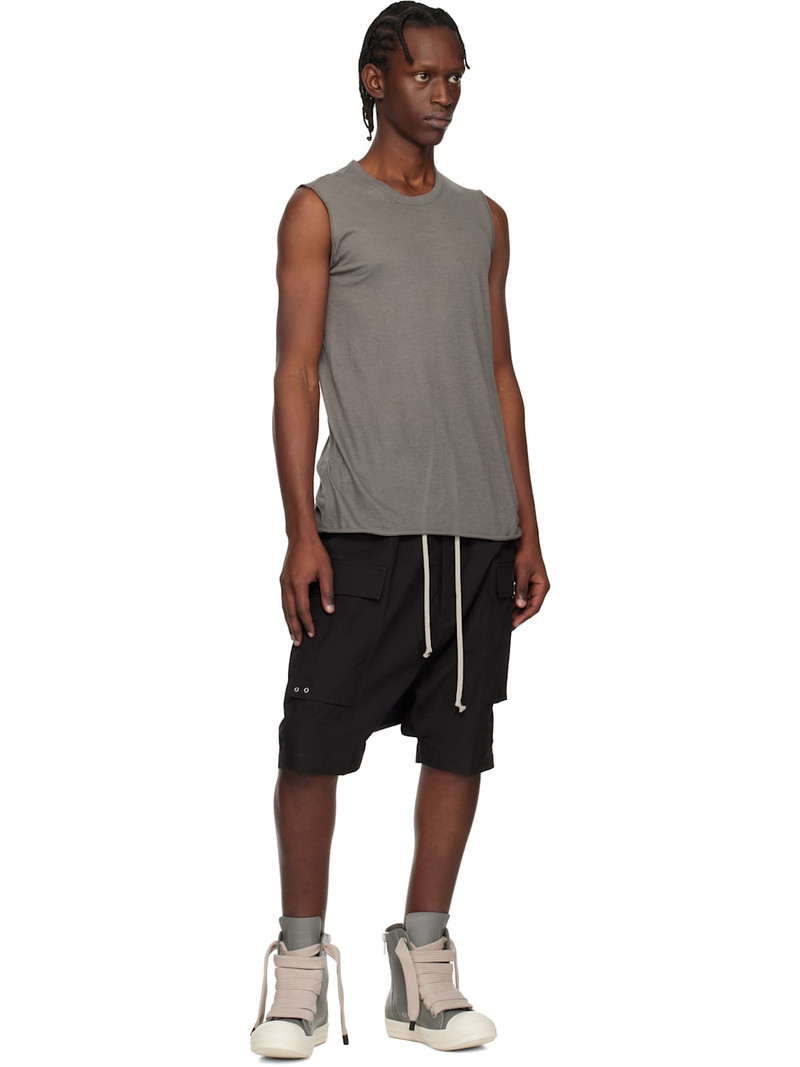 Rick Owens Gray Temple Jumbolace Sneakers outlook