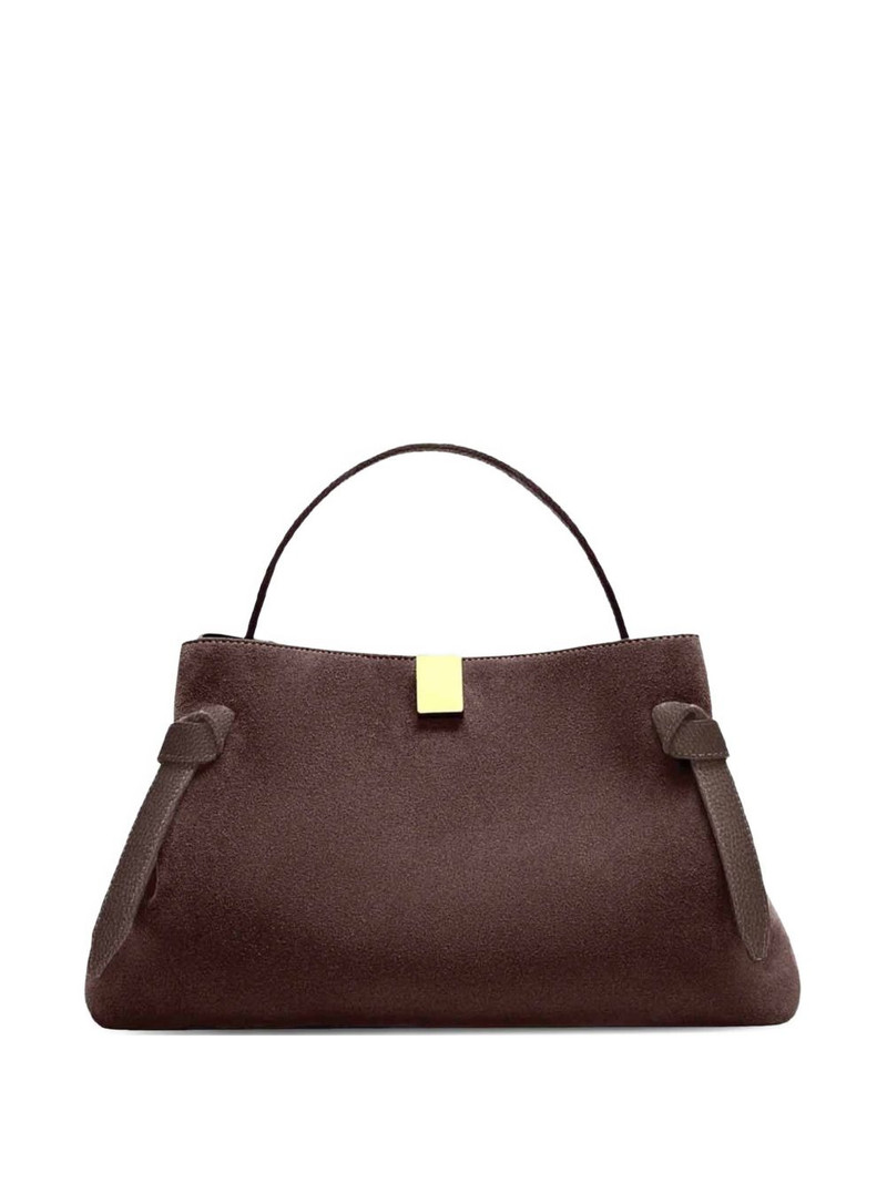 Gyoza suede tote bag 1