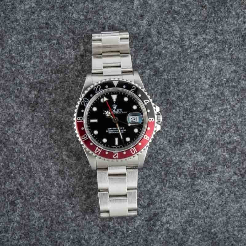 Rolex GMT-Master II Ref 16710 Red & Black Coke - 6