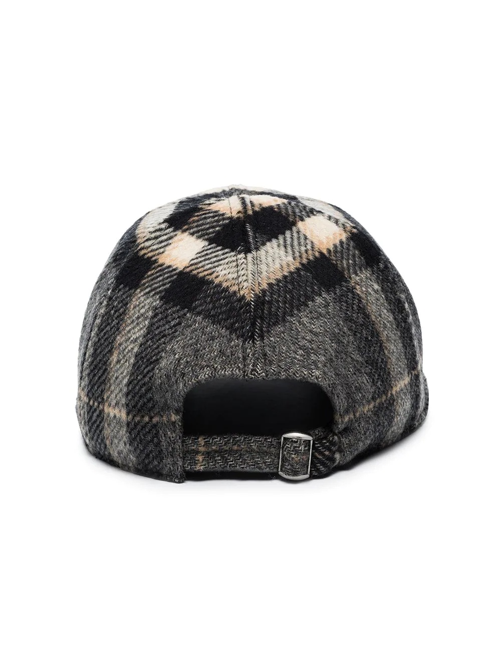 check-pattern baseball cap - 4