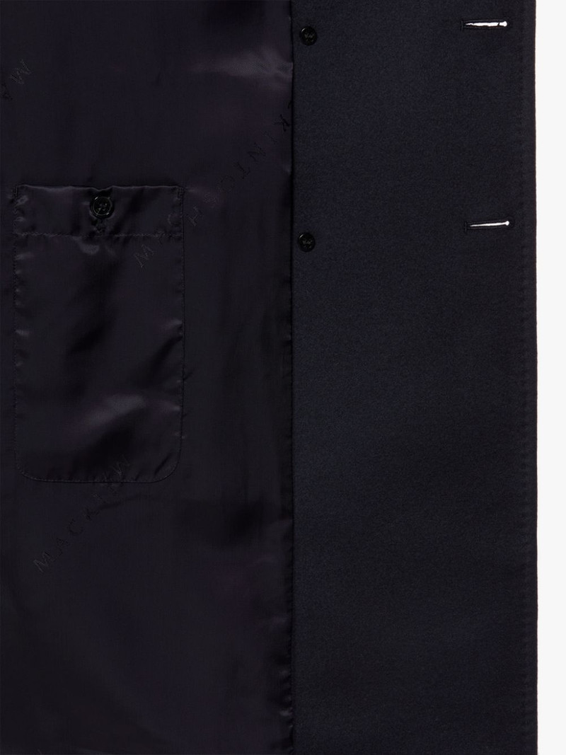 REDFORD NAVY WOOL & CASHMERE DOUBLE BREASTED COAT | GM-1101 6