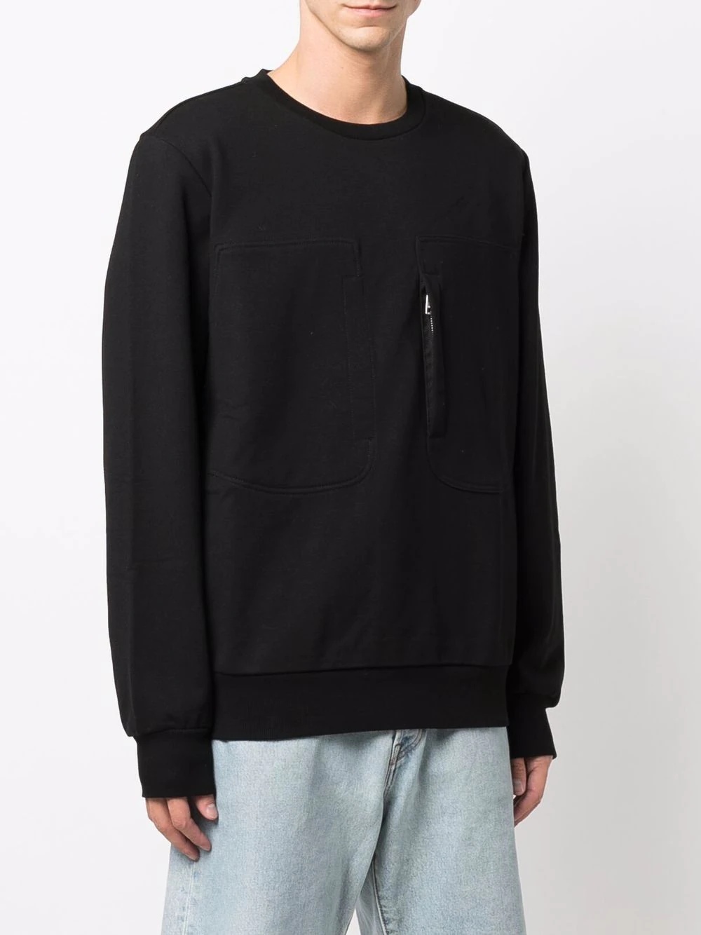 zip-pocket sweatshirt - 3