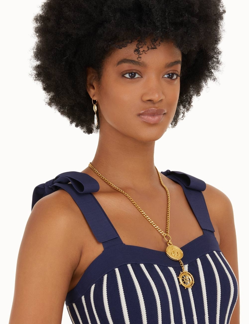 NAUTICAL DUO DROP NECKLACE - 4
