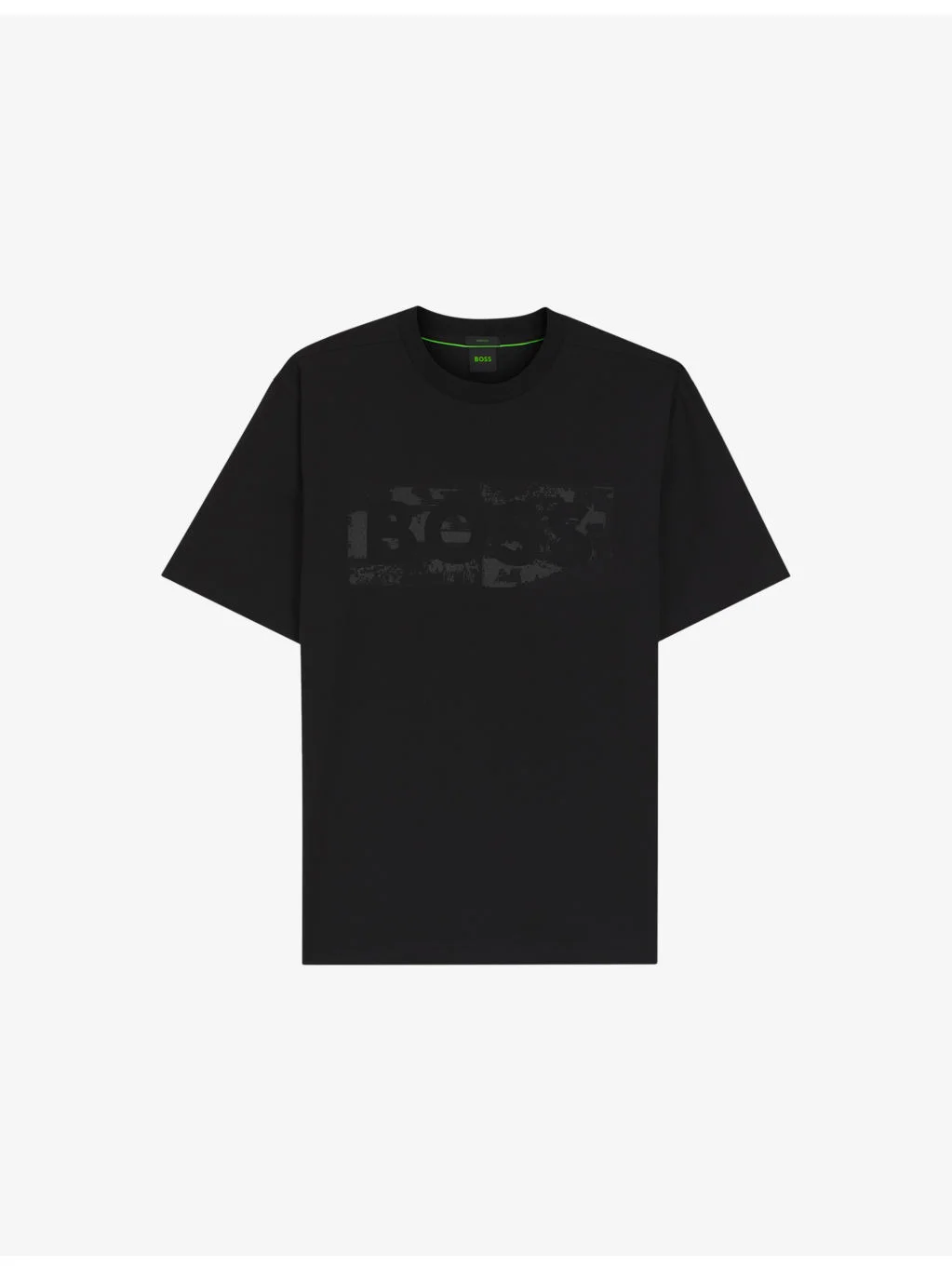 Branded-Print Short-Sleeved Cotton-Jersey T-Shirt - 1