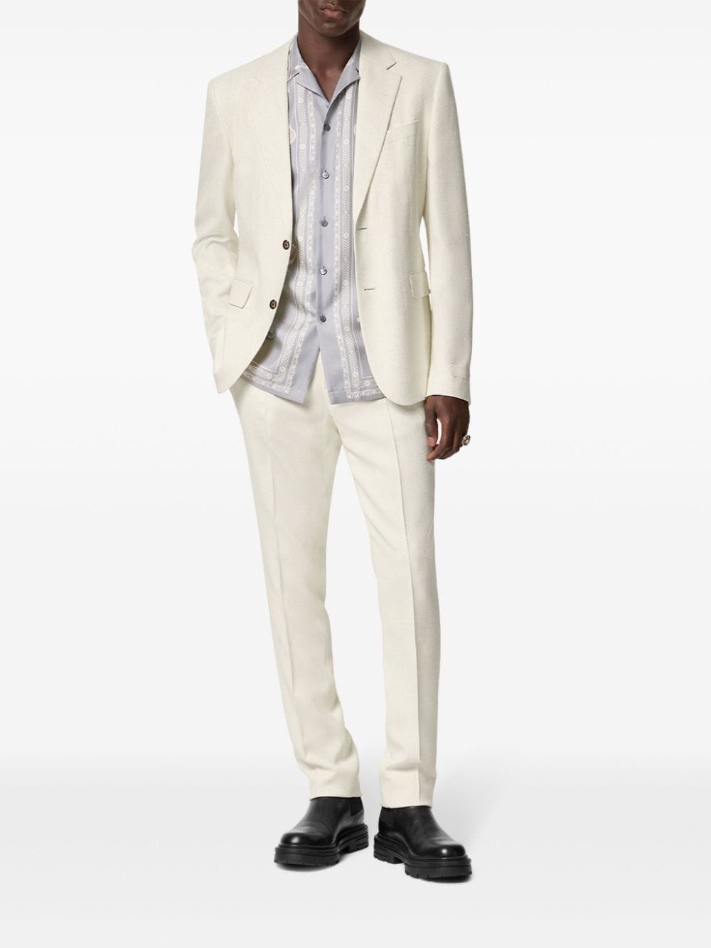 Barocco Sea single-breasted blazer - 2