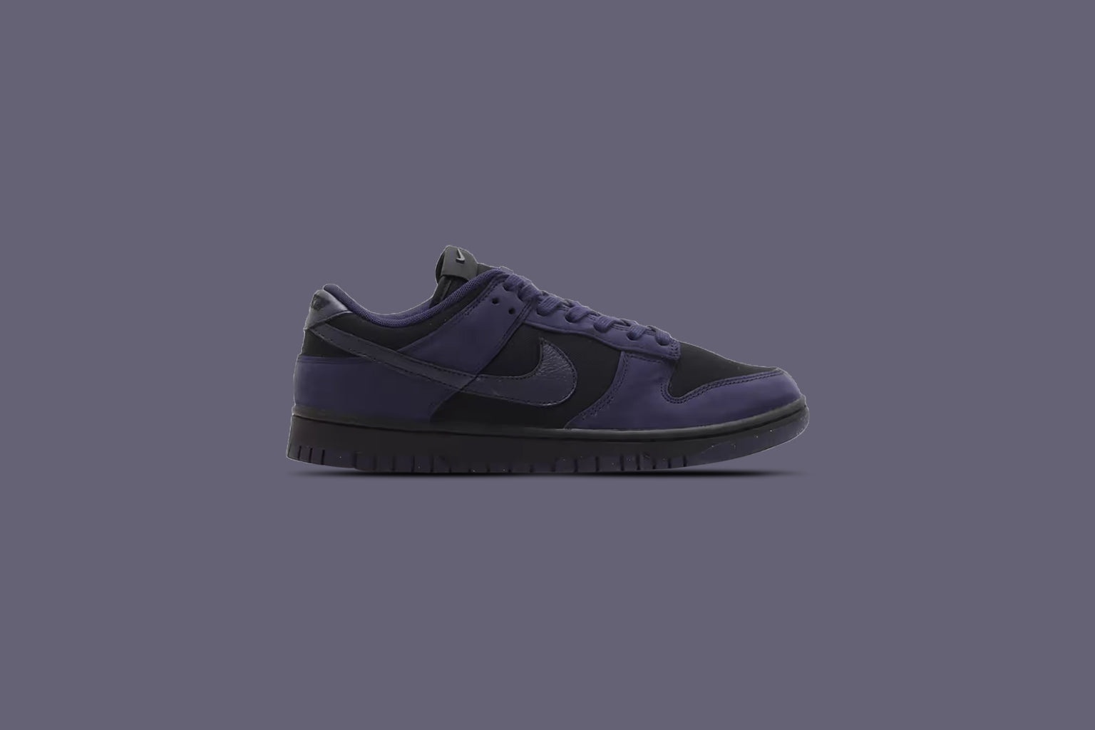 WOMEN'S DUNK LOW INK PURPLE - BLACK/PURPLE INK - 5