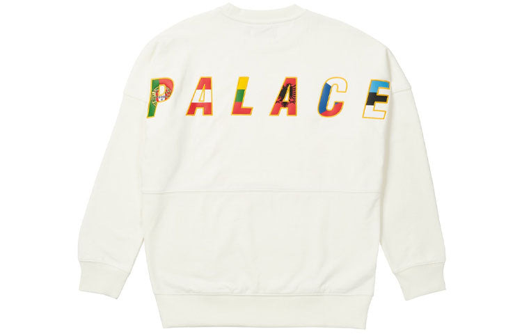 Palace Eu-don FW21 Crew Sweater 'Beige' P21CS053 - 2