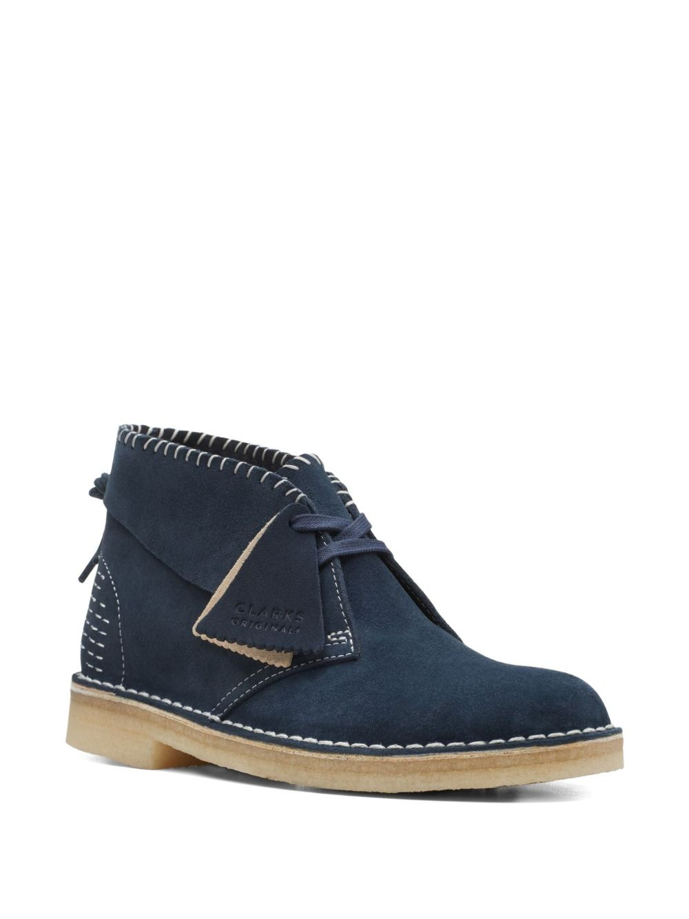 suede-stitched desert boots - 2