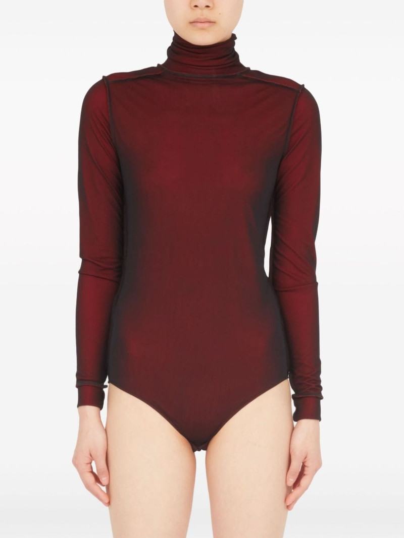 sheer long-sleeve jersey bodysuit 3