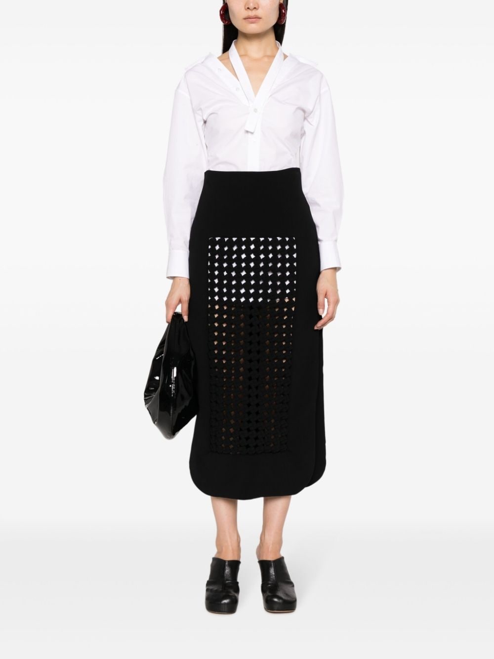 woven midi skirt - 2