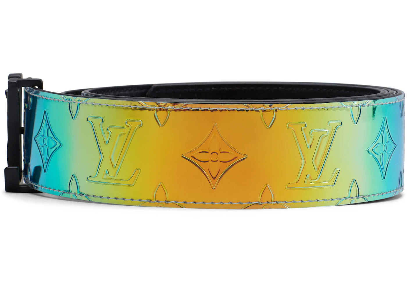 Louis Vuitton LV Shape Reversible Belt Monogram 40MM Prism/Black - 2