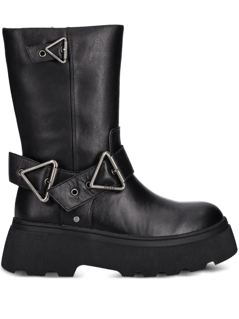 buckle-strap boots 1