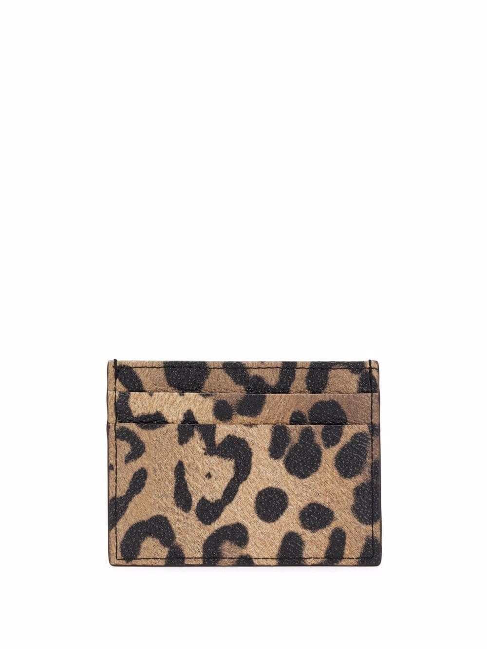 leopard-print cardholder - 2