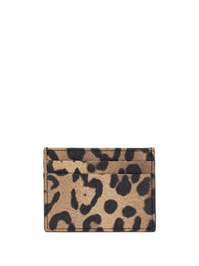 Dolce & Gabbana leopard-print cardholder outlook