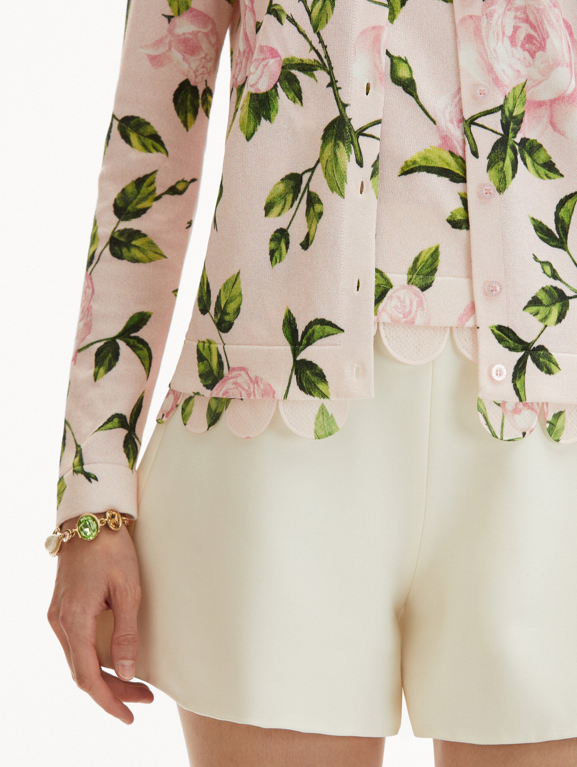 ENGLISH ROSE PRINTED CARDIGAN - 6