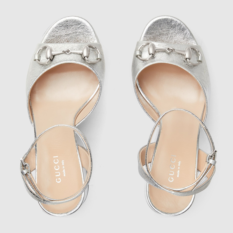 Women's Horsebit platform sandal 5