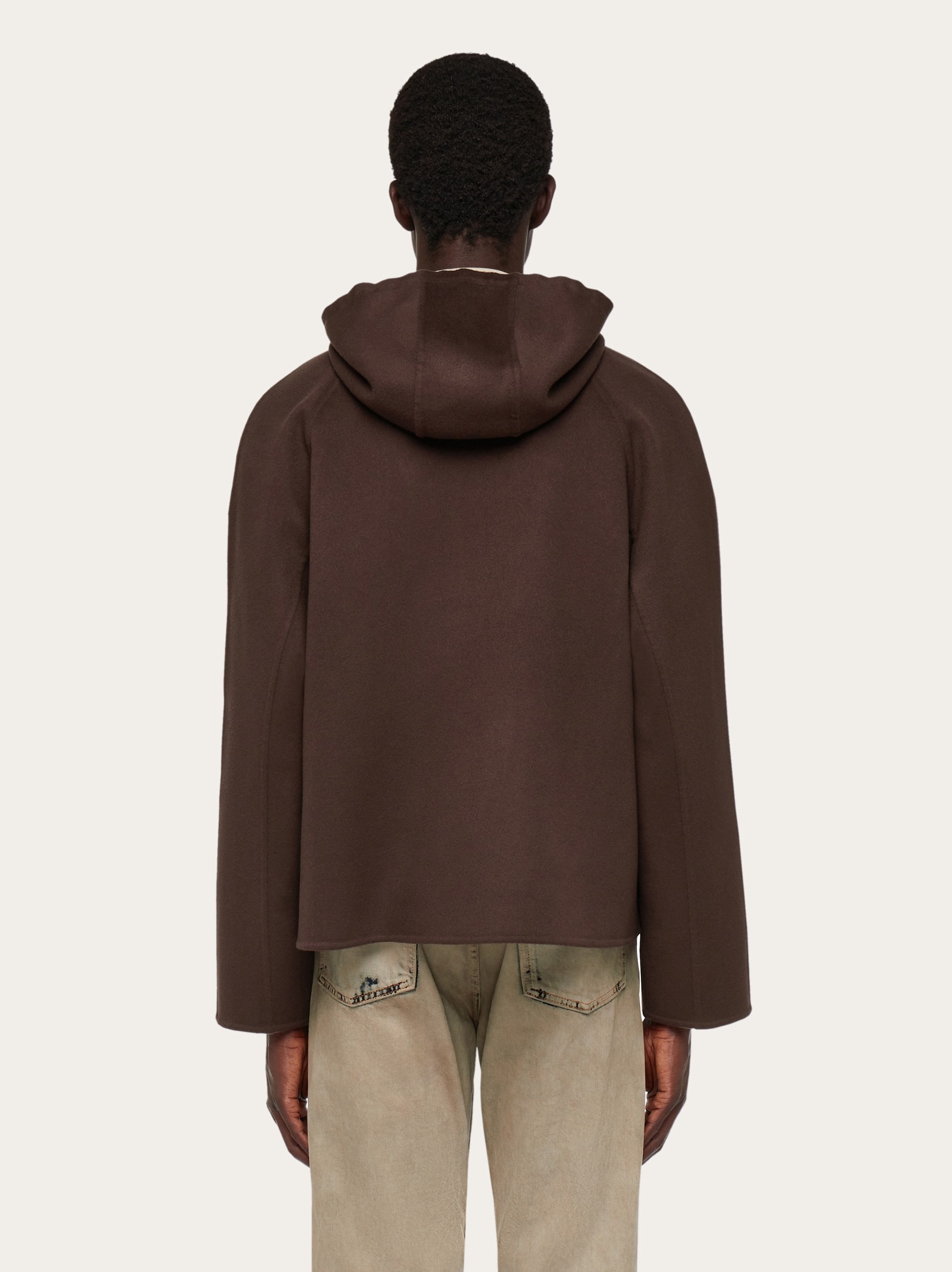 Mixed cashmere blouson - 4
