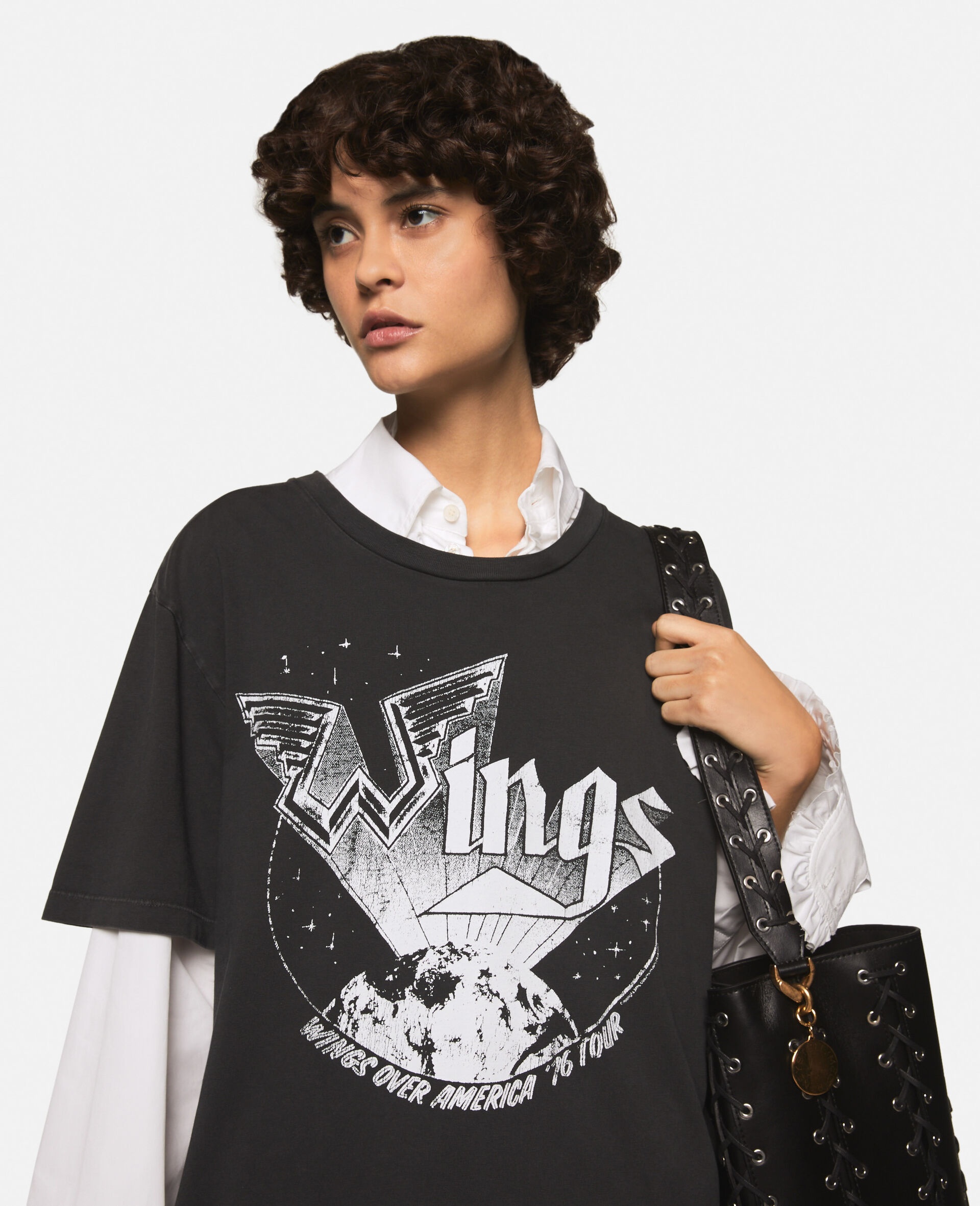 Wings Graphic Cotton T-Shirt - 4