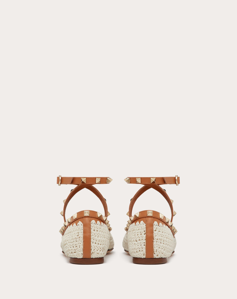 ROCKSTUD BALLERINA WITH CROCHET EMBROIDERY 3