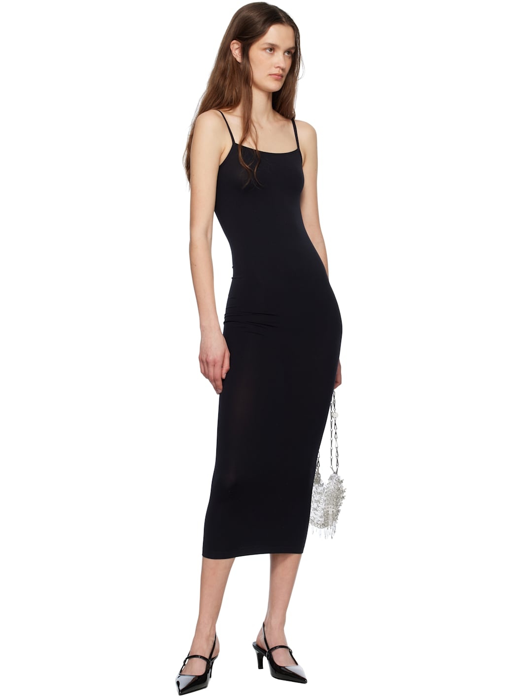 Black Strap Fatal Maxi Dress - 4
