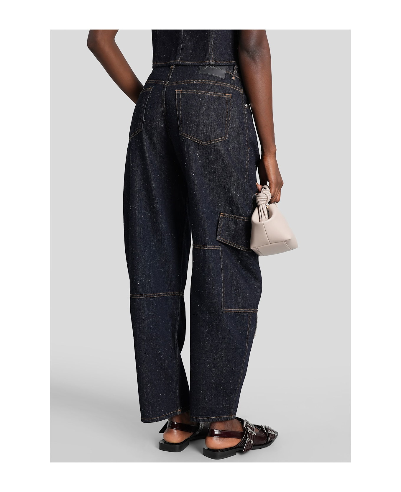 Jeans In Blue Cotton - 3
