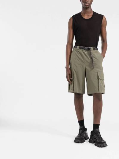 Off-White industrial-belt cargo shorts outlook
