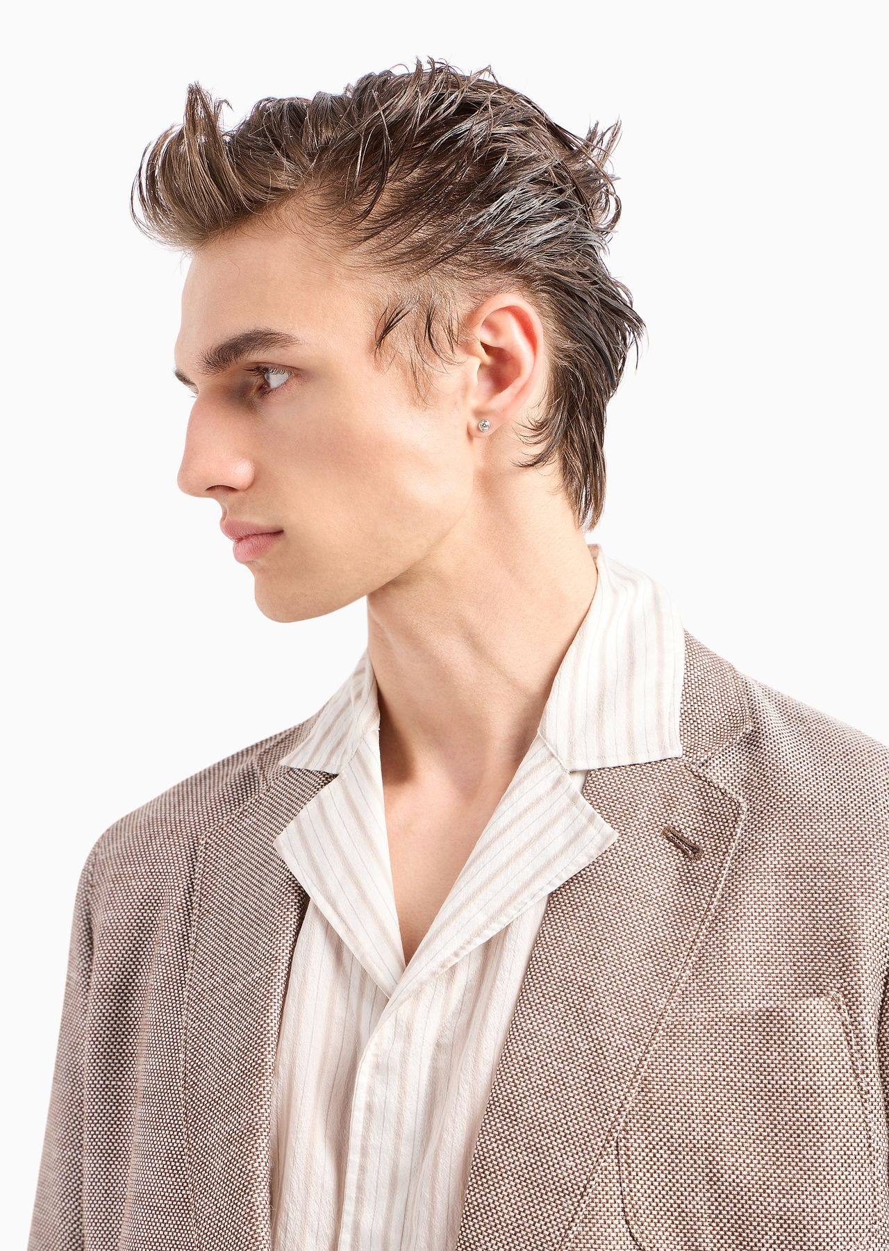 ASV regular-fit shirt in a Lyocell blend with pinstripe print - 6