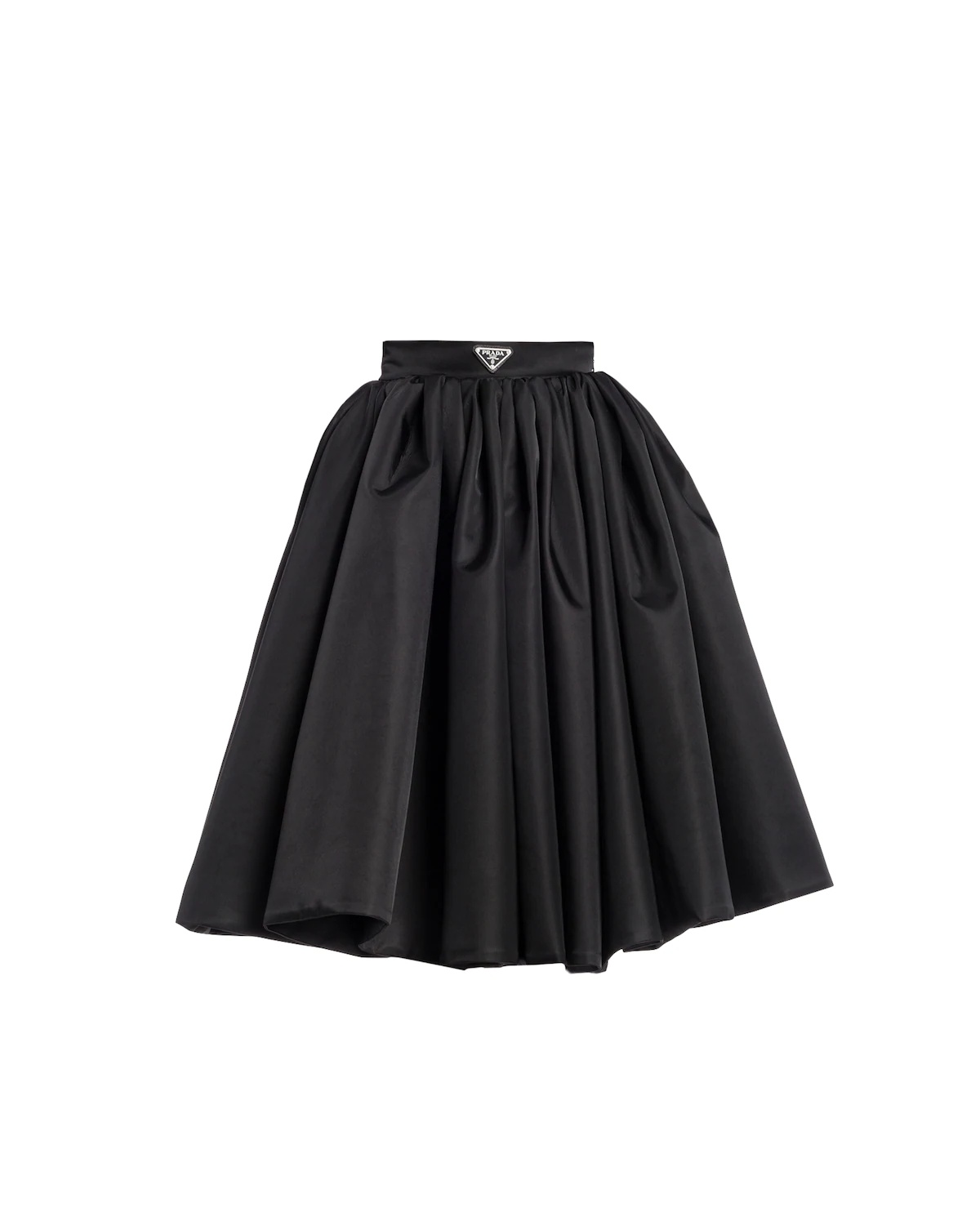 Re-Nylon Gabardine wide skirt - 1