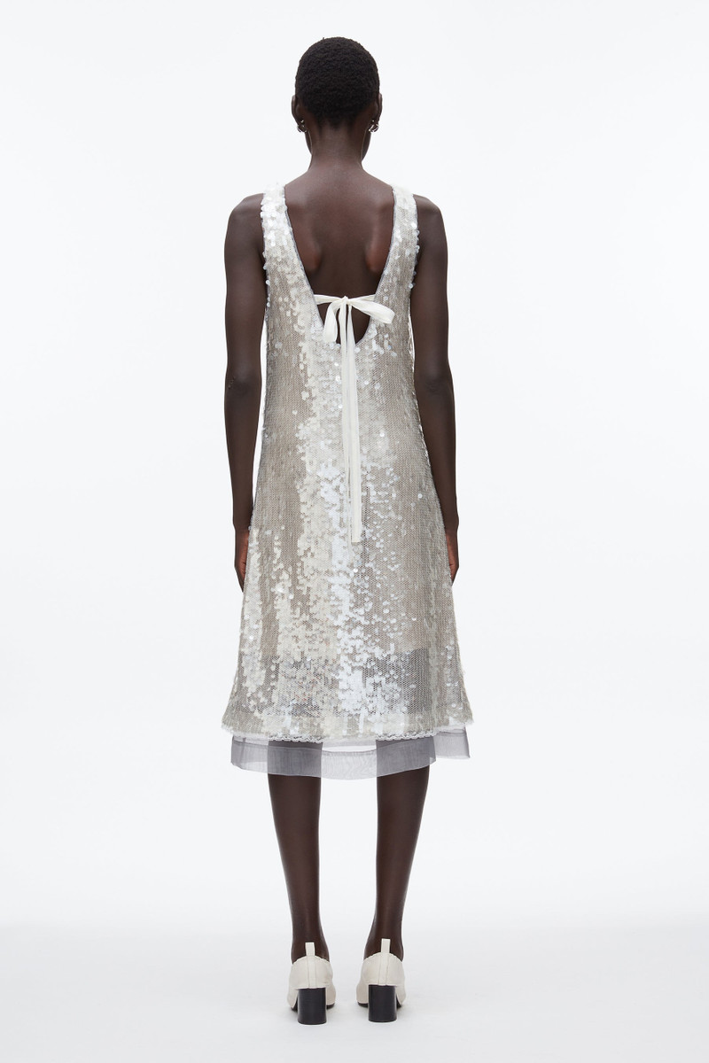 Sequin Tank Dress with Bow 4