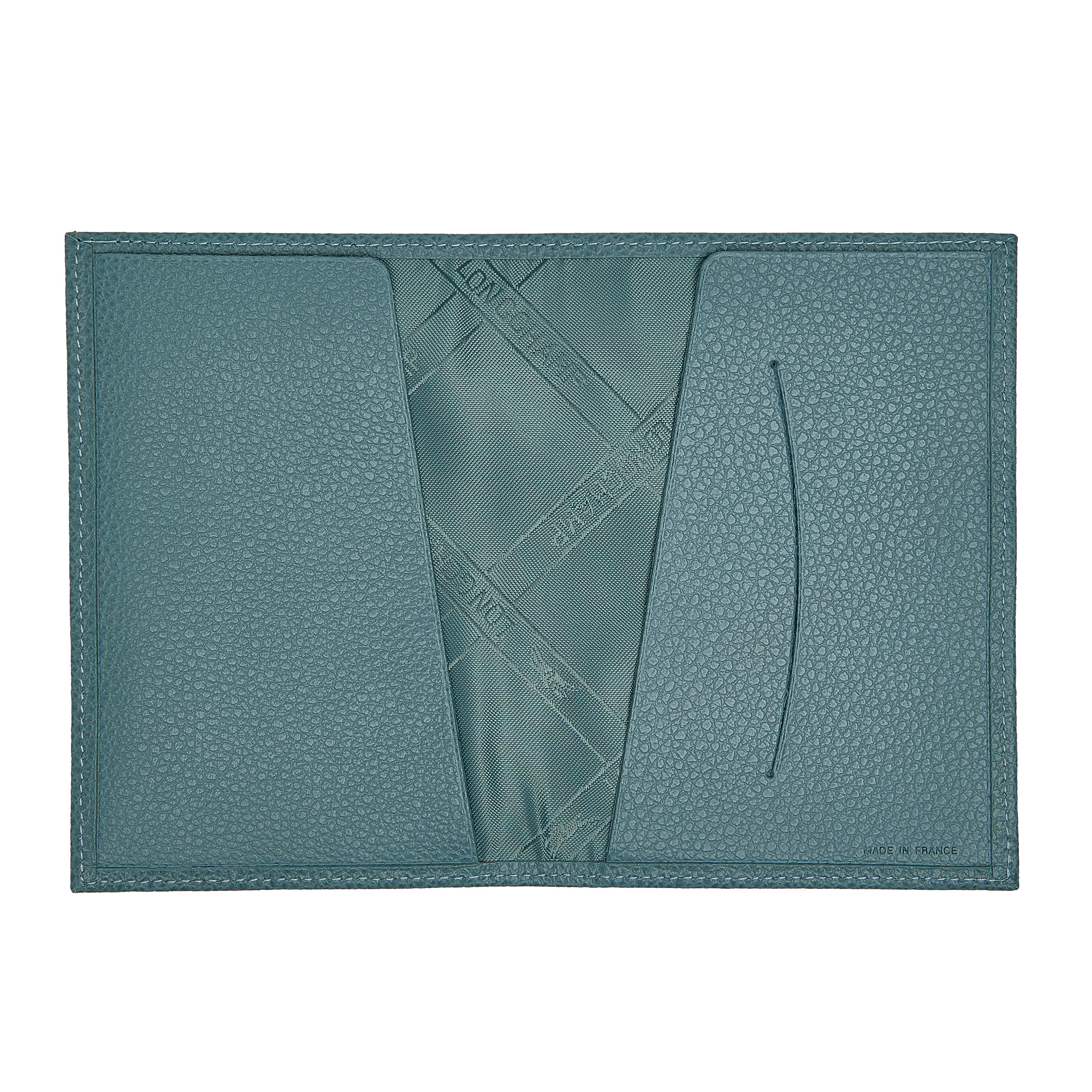 Le Foulonné Passport cover Eucalyptus - Leather - 3