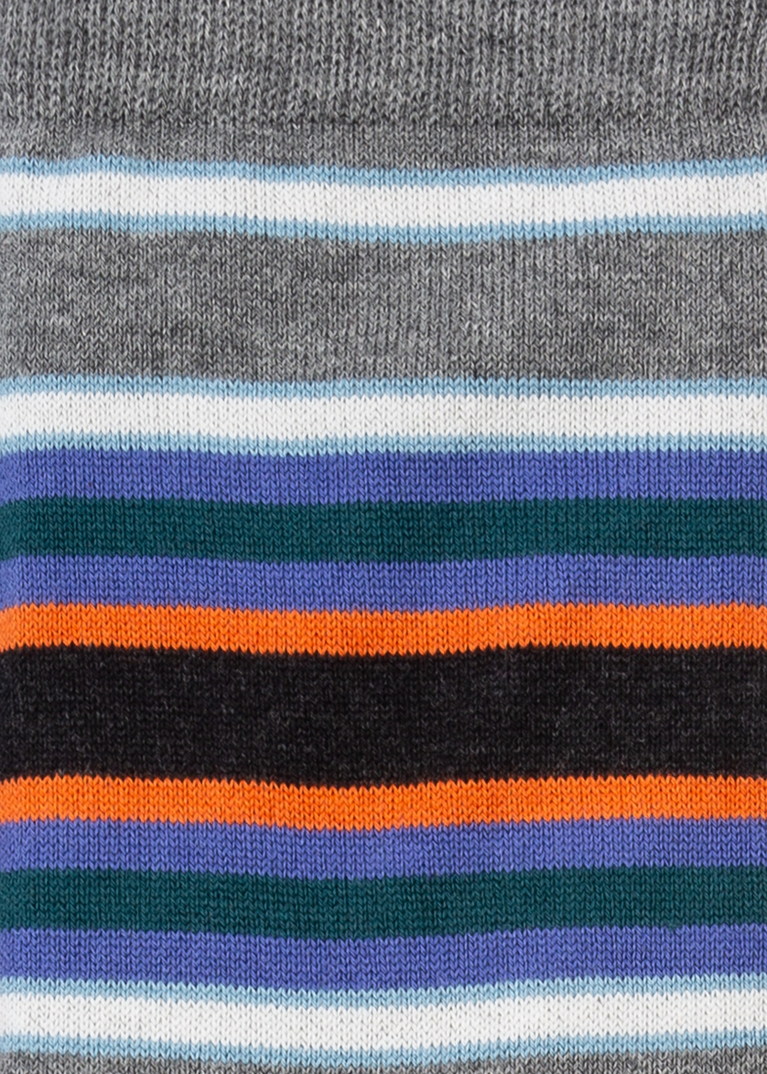 Grey Multistripe Socks - 3