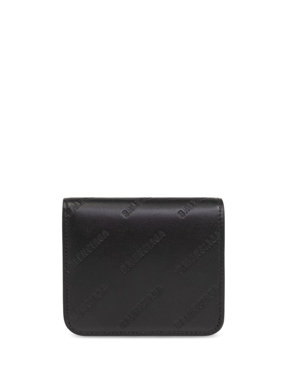 logo-debossed leather wallet - 1