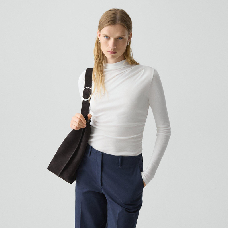 Mock Neck Top in Soft Rib 2