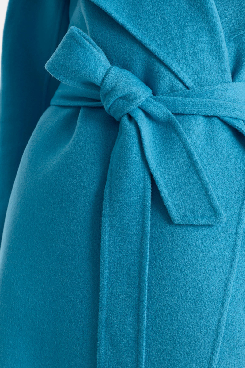 MAI Double-face wool wrap coat 10