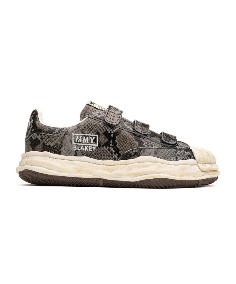 Maison MIHARAYASUHIRO "BLAKEY" OG Sole Python Printed Leather Low-top Sneaker outlook