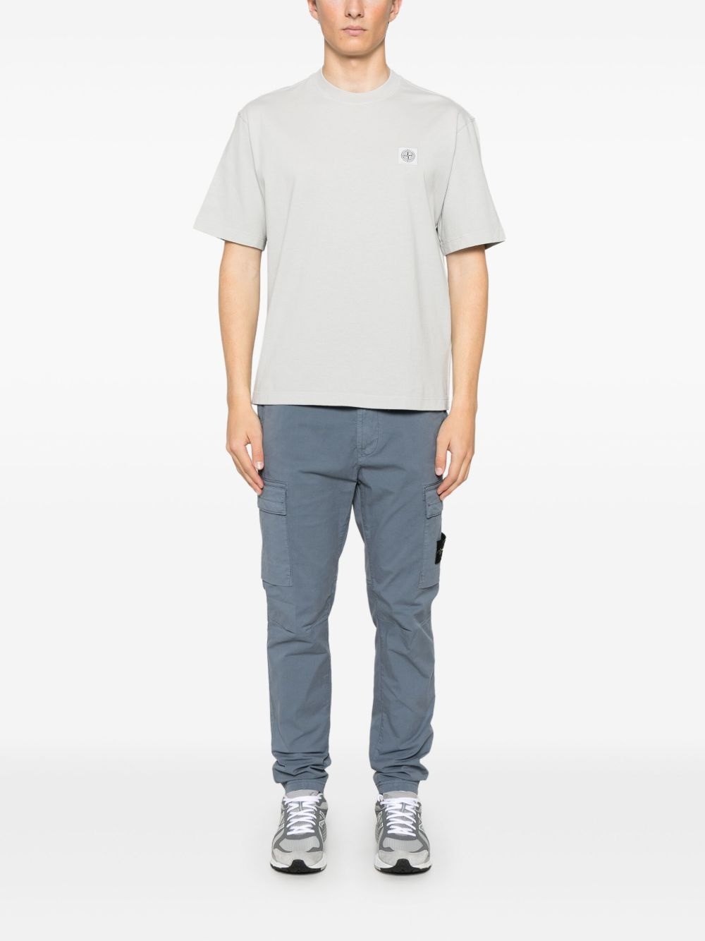 jersey-texture T-shirt - 2