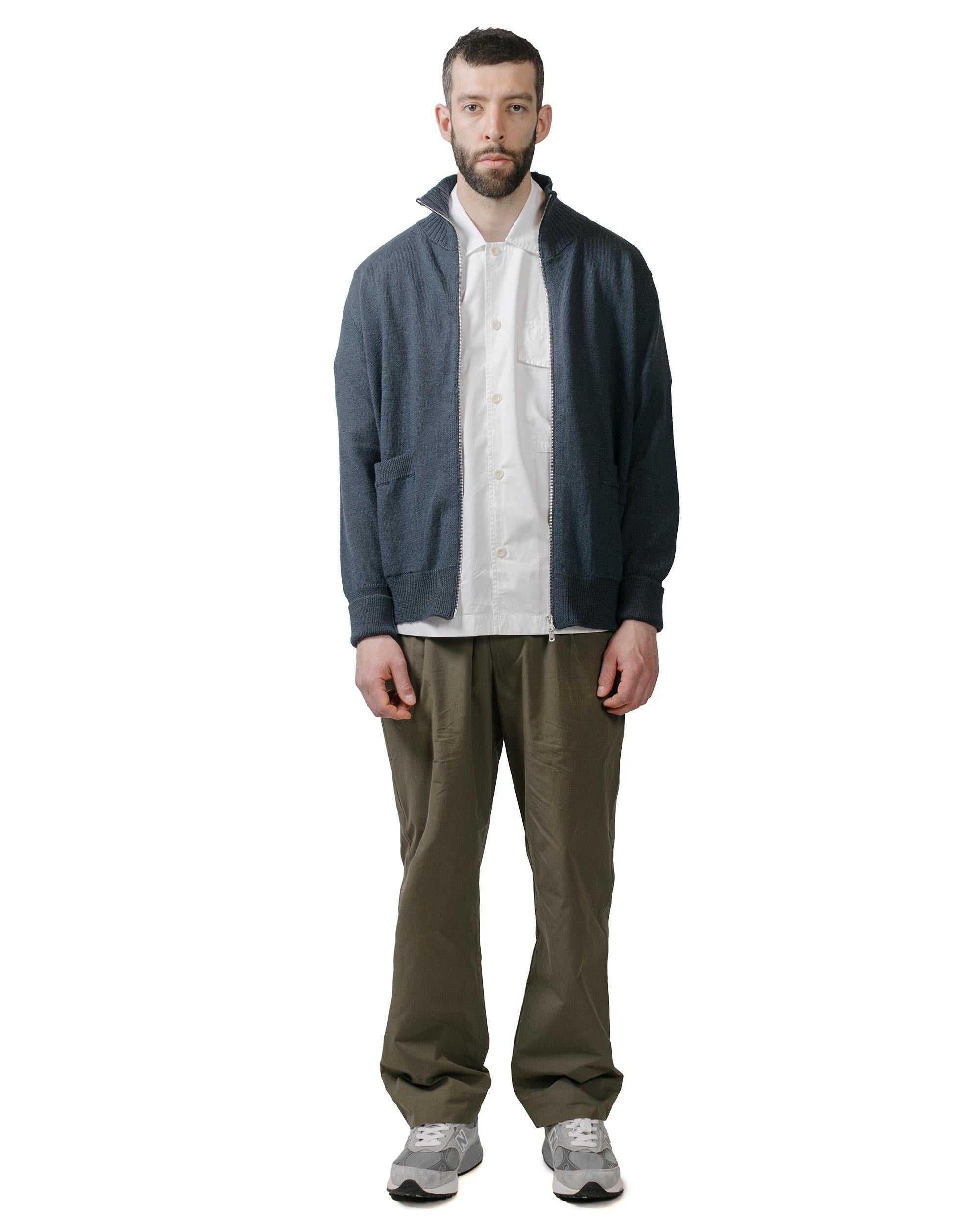 MHL S/S Flap Pocket Shirt Compact Cotton Poplin White - 4