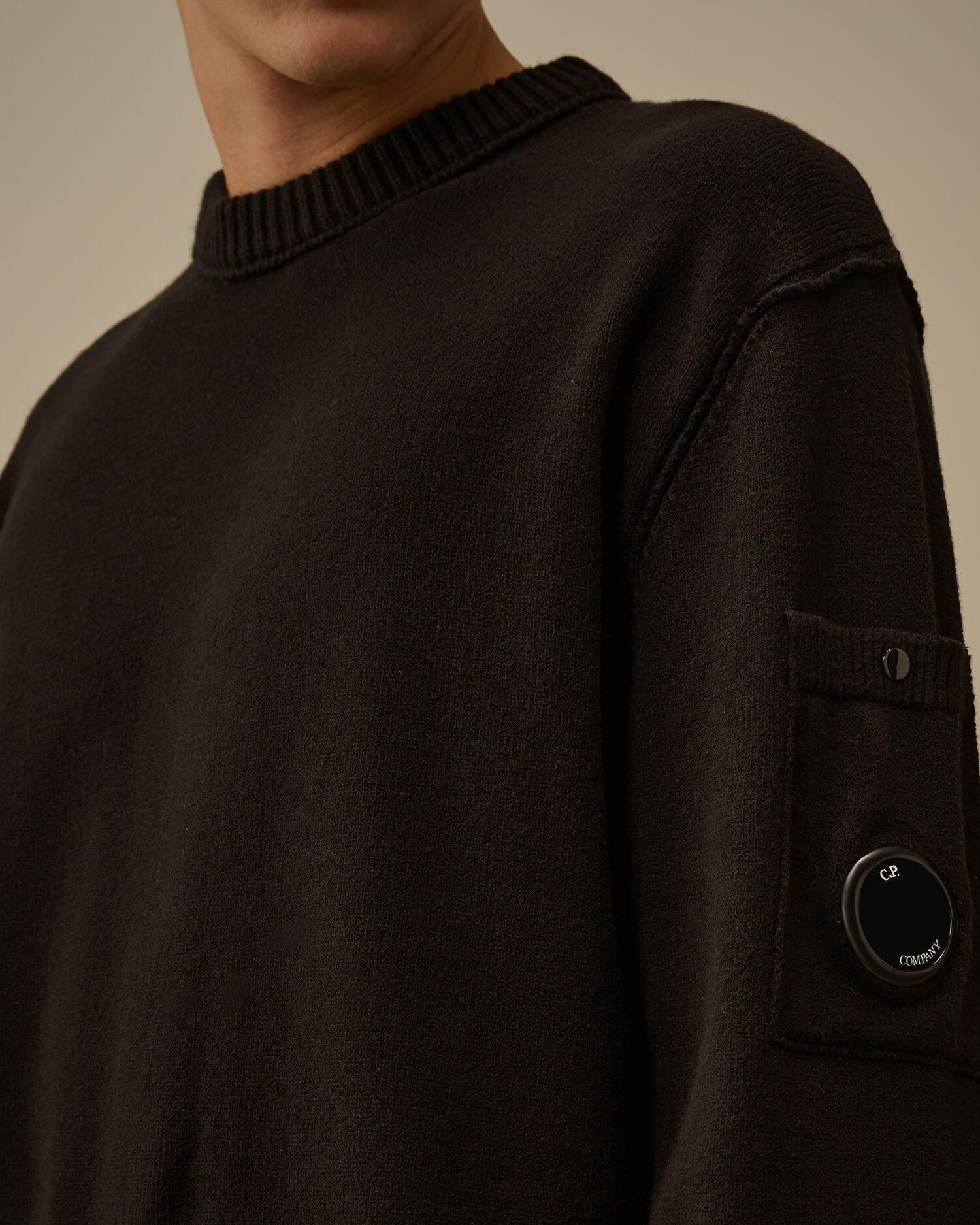 Soft Cotton Stretch Crewneck Sweater - 5